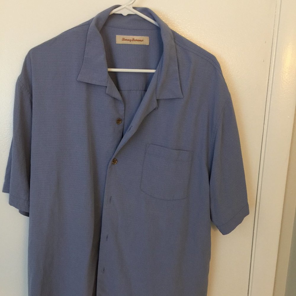 Tommy Bahama 100% Silk Button Down Shirt